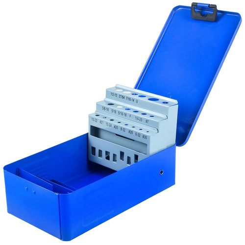Tap and drill index case - and,