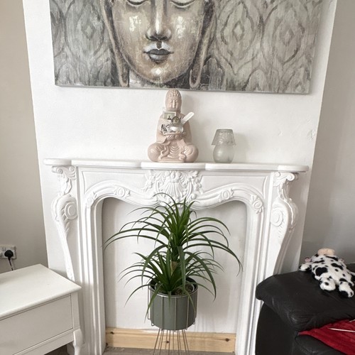 White ornate antique - antique, style