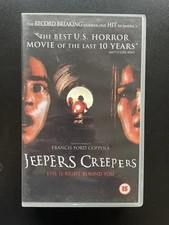 Jeepers Creepers VHS 2001 Horror Movie