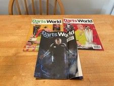 3 x  darts world magazine various dates 2014 in good condition 