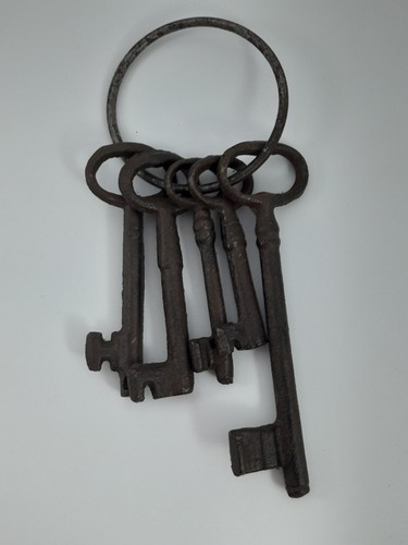 Antique cast iron skeleton - cast,
