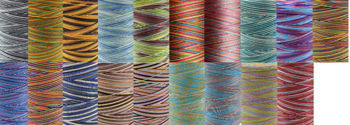 Multi coloured embroidery - coloured,