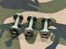 Solar Tackle Stainless End Caps And Centre Bar For Fluoro Bobbin Heads x 3