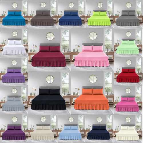 Fitted valance sheet luxury - valance,