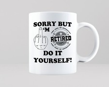 Retirement Funny Mug Leaving Job Rude Occupation Gift Idea Joke Gag Gift Retired