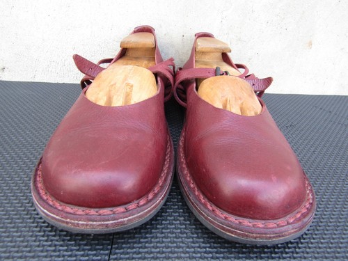 Trippen flats leather red mary - leather,