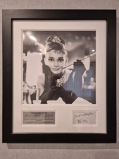 Audrey Hepburn Limited Edition signed print B&W Breakfast at Tiffany's 