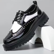 Men's Round Toe Platform