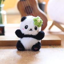Panda Plush Keychain Cute Soft