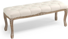 French Vintage Tufted Bedroom