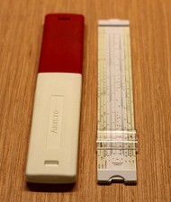 Aristo Scholar Nr. 0903 LL Slide Rule Made In Germany With Original Case. VGC