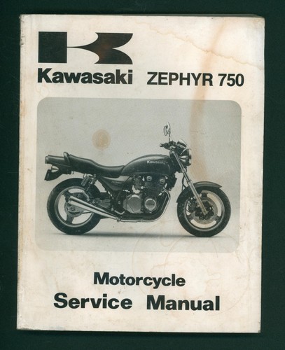 Kawasaki 750 zephyr - zephyr, manual