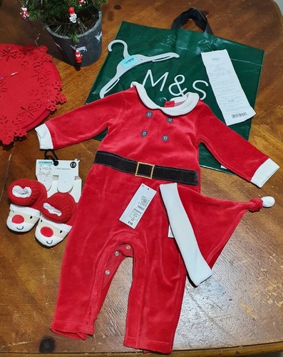 Baby boy and girl - and, christmas