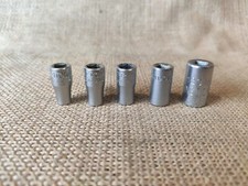 Britool King Dick 1/4" Drive Sockets 3/16" - 3/8" Austin Morris BMC Harley Tools