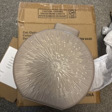 Round Ceramic Scratched