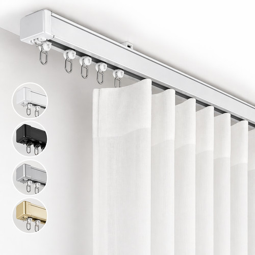 Custom curtain track - curtain, track–smooth
