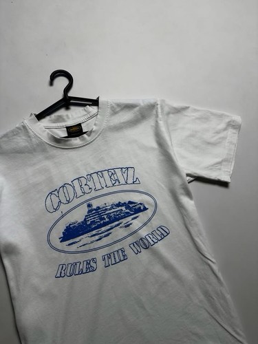 Corteiz white graphic - white,
