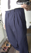 Vintage W 34 L31 triple pleat