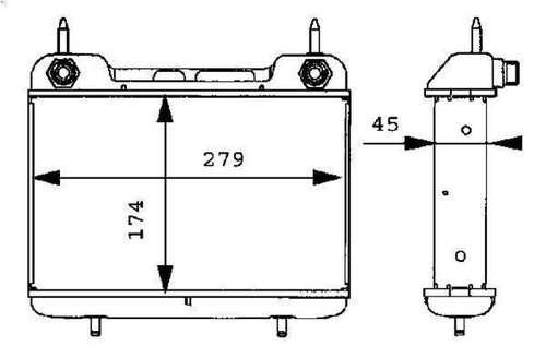 Oil cooler engine - cooler,,
