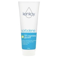 Kenkay Sorbolene with 10% Vegetable Glycerin Cream 100g Tube Long Lasting Relief