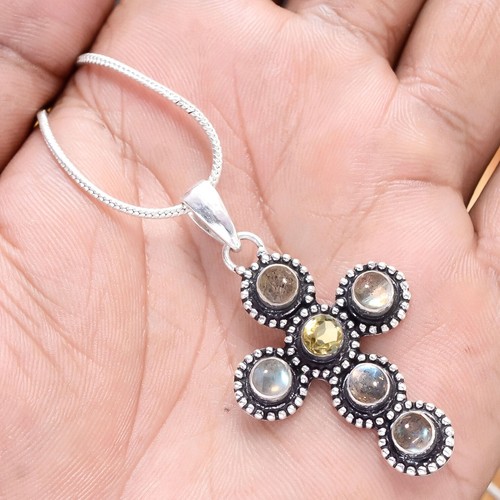 Labradorite citrine topaz - labradorite,