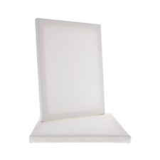 2 X Blank Artist Canvas Set 20x25cm Large Plain Painting Boards Stretched/Framed