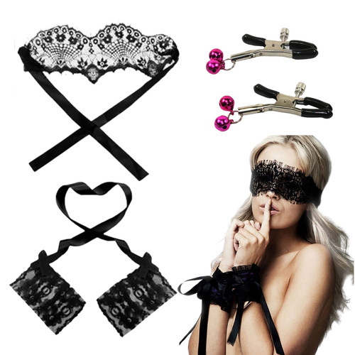 Bondage set blindfold - blindfold, mask