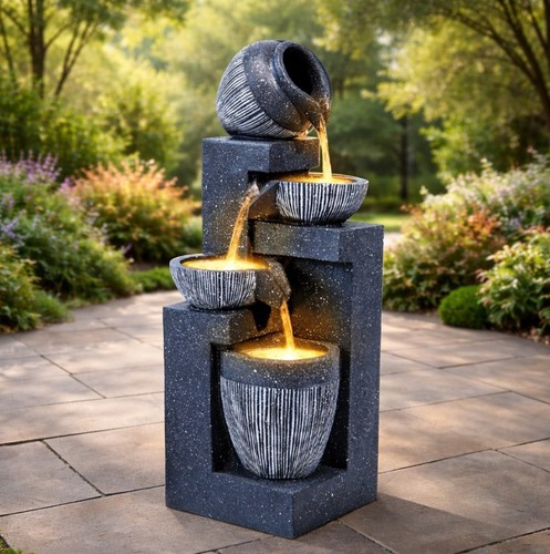 Solar powered water fountain - solar,