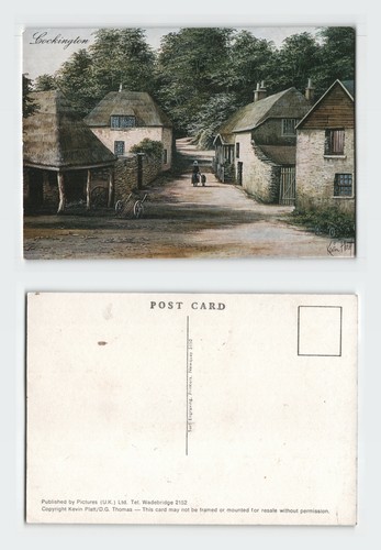 Vintage postcard cockington - vintage,