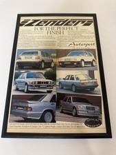 Framed 1985 BMW 3 Series Mk2