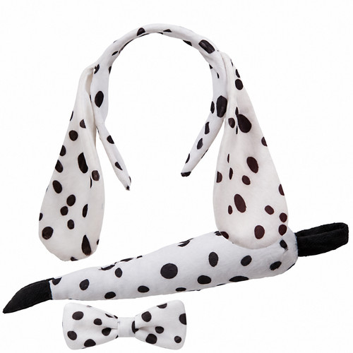Dalmation head set ears - dalmation,