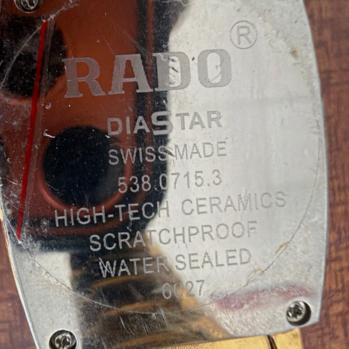 Rado diastar jubilé gold dial - jubilé,