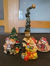 Vintage Ceramic Ornaments Teddy Bear Christmas decorations