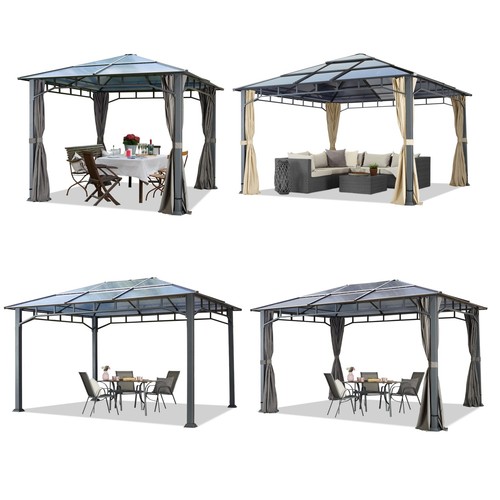 Garden gazebo 3x3 3x4 - , m