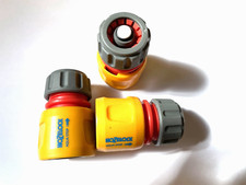 3 x Hozelock Quick Release Garden Hose Pipe Aqua Water Stop Connector Fitting