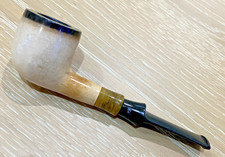 Vintage Duncan Meerschaum Pipe (Late 1940s–1950s). Unique design and  Restored.
