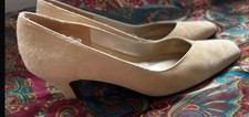 HB Espana Womens beige leather/suede  Shoes Size UK 4/37