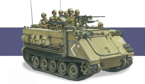 Dragon 3608 idf m113 armoured - m113,
