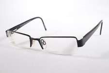 Dirty Dog Eyeglasses Shaggy 50192 Women Black Semi-Rimless Metal Glasses Frames