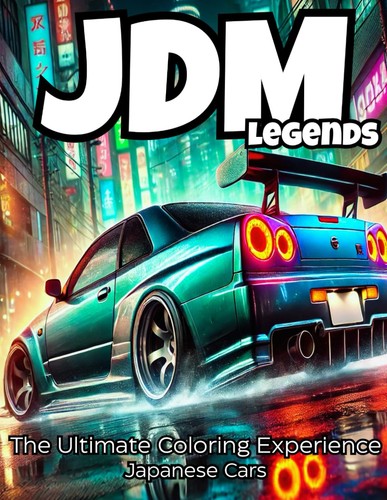Jdm legends coloring book - legends,