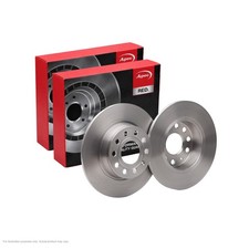 2x APEC Front Brake Discs Fits