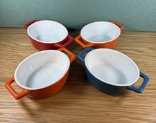 Set Of 4 Oval Colourful