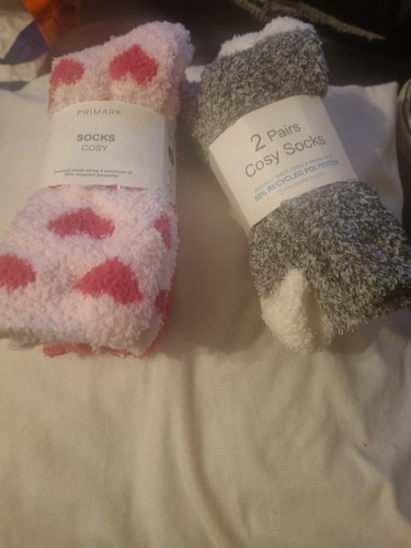 Two pairs fluffy socks - pairs, of