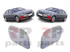 FOR OPEL VAUXHALL VECTRA C, SIGNUM 05-08 FRONT HEADLIGHT WASHER COVER CAP PAIR