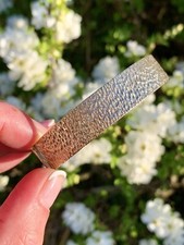 9ct Solid Gold Bangle - UK Hallmarked Modernist Design, 1960’s 1970’s Vintage