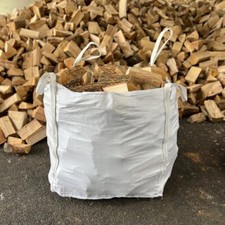 LOGS BULK BAG KILN DRY MIXED LOGS READY TO BURN  FREE LOCAL DELIVERY £125