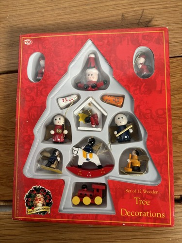 Vintage wooden christmas - vintage,