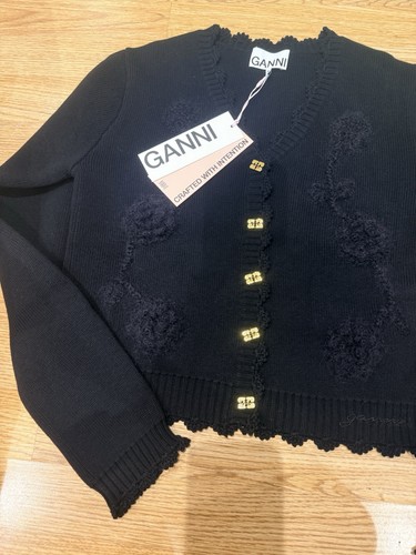 Ganni black neck - ganni,