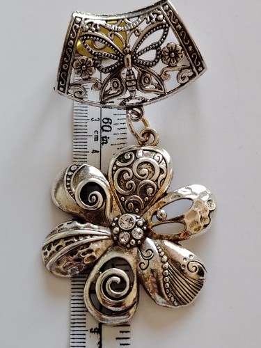 Scarf pendant filigree - pendant.filigree, flower