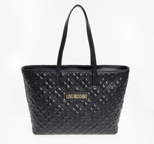 LOVE MOSCHINO Black Quilted